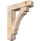 Ekena Millwork Merced Craftsman Smooth Bracket w/ Offset Brace, Douglas Fir, 7 1/2"W x 32"D x 38"H BKT0806X32X38MRC04SDF - alternate 1
